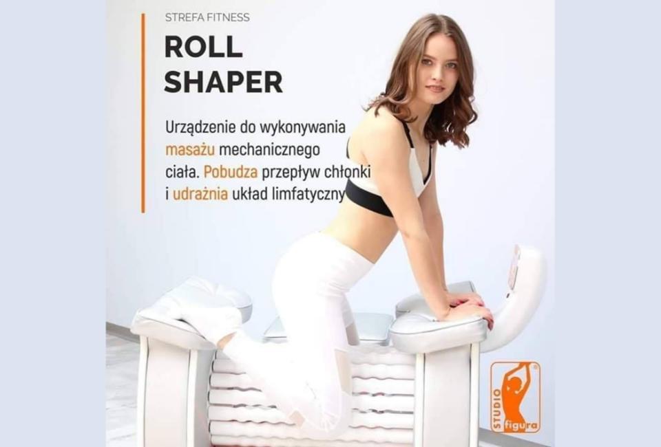 Kobieta na&nbsp;urządzeniu do&nbsp;roll shaper