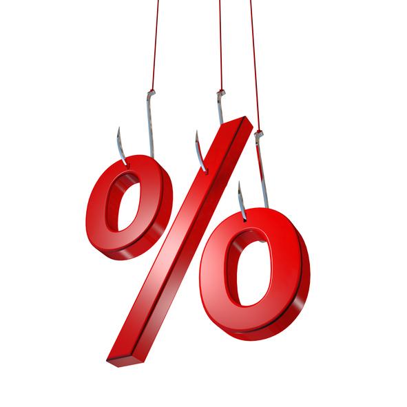 Procent zwisający na&nbsp;hakach